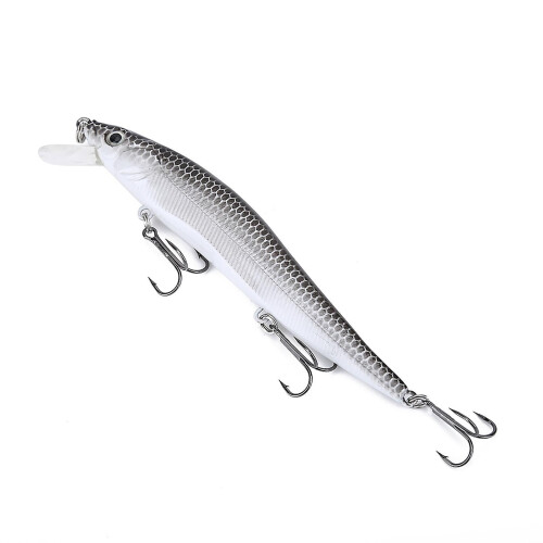 1 Stück künstlicher Angelköder, langer Schwanz, naturgetreuer Köderfisch, Fischzubehör (A) 1