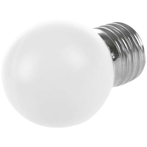 2x E27 LED-lamp, wit, kunststof (0,5W vermogen, wit) 2