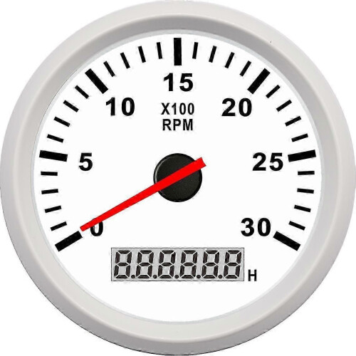85MM LCD στροφόμετρο ωρόμετρο 3000-8000 σ.α.λ. για κινητήρα ντίζελ,