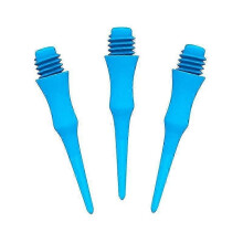 CyeeLife Paquete de 50 puntas de dardo de plástico, dardos de punta blanda 2BA POM compatibles con dianas