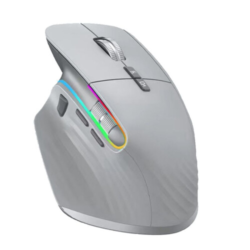 Wireless Mouse  5.0 Mouse 2.4G Wireless Portable Optical Mouse Ergonomic Right Hand Computer Mice Gray