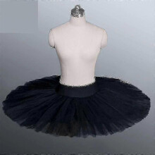 Gonna tutù da balletto professionale compatibile con donna - Costume da ballo nero, bianco e rosso,