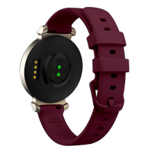 Cinturino di ricambio in silicone Garmin Lily - Cinturino regolabile grigio compatibile con orologi