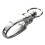 30 Pcs D Swivel Trigger Clips Hooks Metal Key Ring Lobster Clasps 3