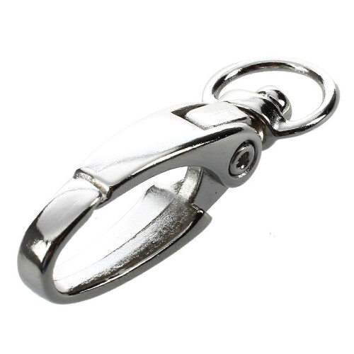 30 Pcs D Swivel Trigger Clips Hooks Metal Key Ring Lobster Clasps 2