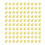 100 PCS Cattle Ear Tag Polyurethane Yellow Blank Livestock Identification Ear Tags for Cattle Cow 2