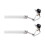 2 stuks snaredraad, half ontwerp, vervangende snaredraad voor snaredrum, snaredrumdraden, snaredrumaccessoires 4