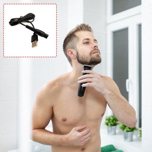 Wide Compatible Shaver Charging Cable With Safety Circuit For 1