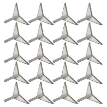 20 piezas de clavos para pinchazos de neumáticos de automóviles, portátiles, triangulares, compatibles