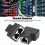 Διαχωριστής Ethernet RJ45 1 έως 2 θέσεων, 2 τεμάχια, διακόπτης Ethernet γ 2