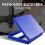 Royal Blue Plastic Rectangle Hold 100 Microslide Slide Microscope Box 2