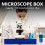 Royal Blue Plastic Rectangle Hold 100 Microslide Slide Microscope Box 4
