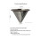 Stainless Steel Coffee Filter Reusable Pour over Coffee Filter Coffee Maker Filter Coffee Dripper Strainer Funnel 3