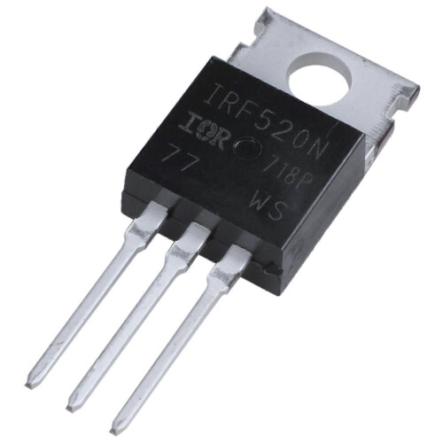 100V 9.7A N-Channel Power Pulled IR MOSFET Transistor IRF520 1