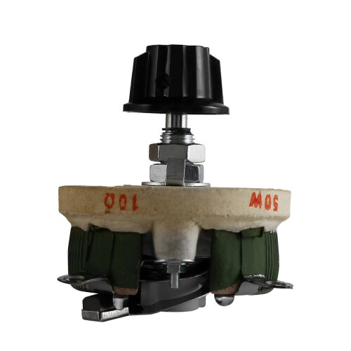 50W 10 Ohm Κεραμικό Ποτενσιόμετρο Μεταβλητής Κωνικής Αντίστασης Pot Ρεοστάτης 2