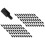 100Pcs M3 Thread 8mm+6mm PCB Fixed Nylon Hex Standoff Spacer Pillar 3
