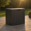 30 Gallon Outdoor Storage Box Practical PP Organizer For Garden 7