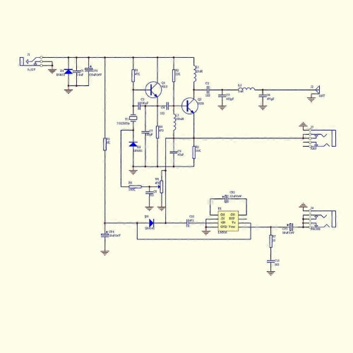 Μονάδα πομπού σήματος βραχέων κυμάτων CW 40M Micro Low Power Amplitude Tel 1