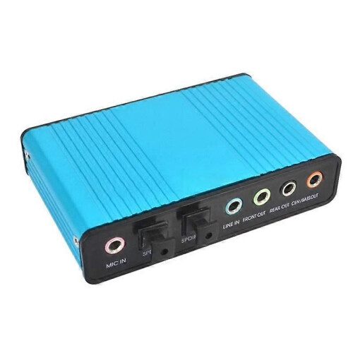 Εξωτερική κάρτα ήχου USB 6 καναλιών 5.1 / 7.1 Surround, υπολογιστής 1