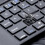 Folding Bluetooth Keyboard Two-Fold Portable Mini Bluetooth Keyboard Rechargeable Office Keyboard Black 3