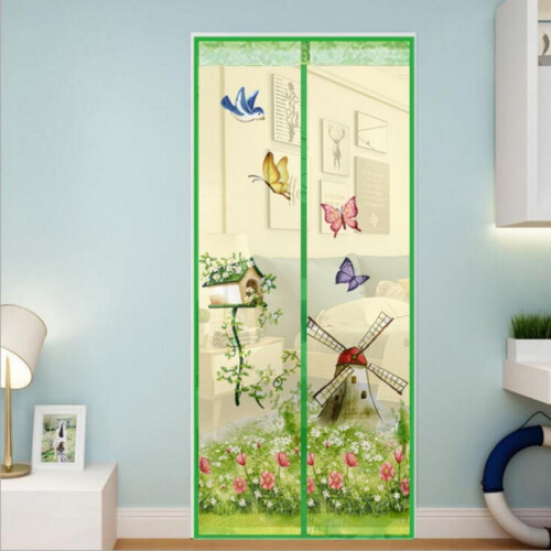Magnetisk myggnätdörr – Eugen Yarn Mesh, 90x210cm 2