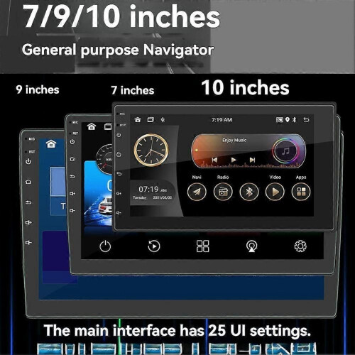 Autoradio con touchscreen IPS da 7 pollici 2+32G, Android Auto, CarPlay, lettore multimediale stereo 1