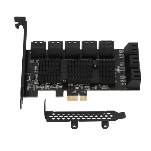 Κάρτα προσαρμογέα PCIE 1X σε 16 θύρες SATA3.0 6Gbps Κάρτα προσαρμ