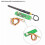 5Pcs 2.4Ghz Wireless DMX 512 Transmitter Receiver PCB 2 in 1 Module Wireless PCB Board with Antenna 4