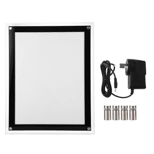 Φωτιστικό LED A4 με ακρυλικό πλαίσιο Snap Frame με οπίσθιο φωτισμό (A4)