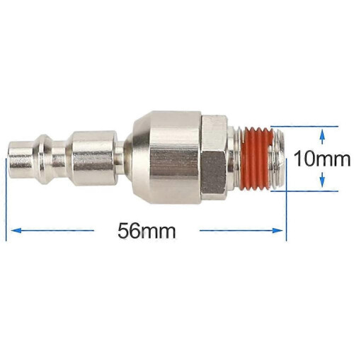 Conector giratorio de aire de 1/4 de pulgada, accesorios para herramientas neumáticas, conector giratorio 1