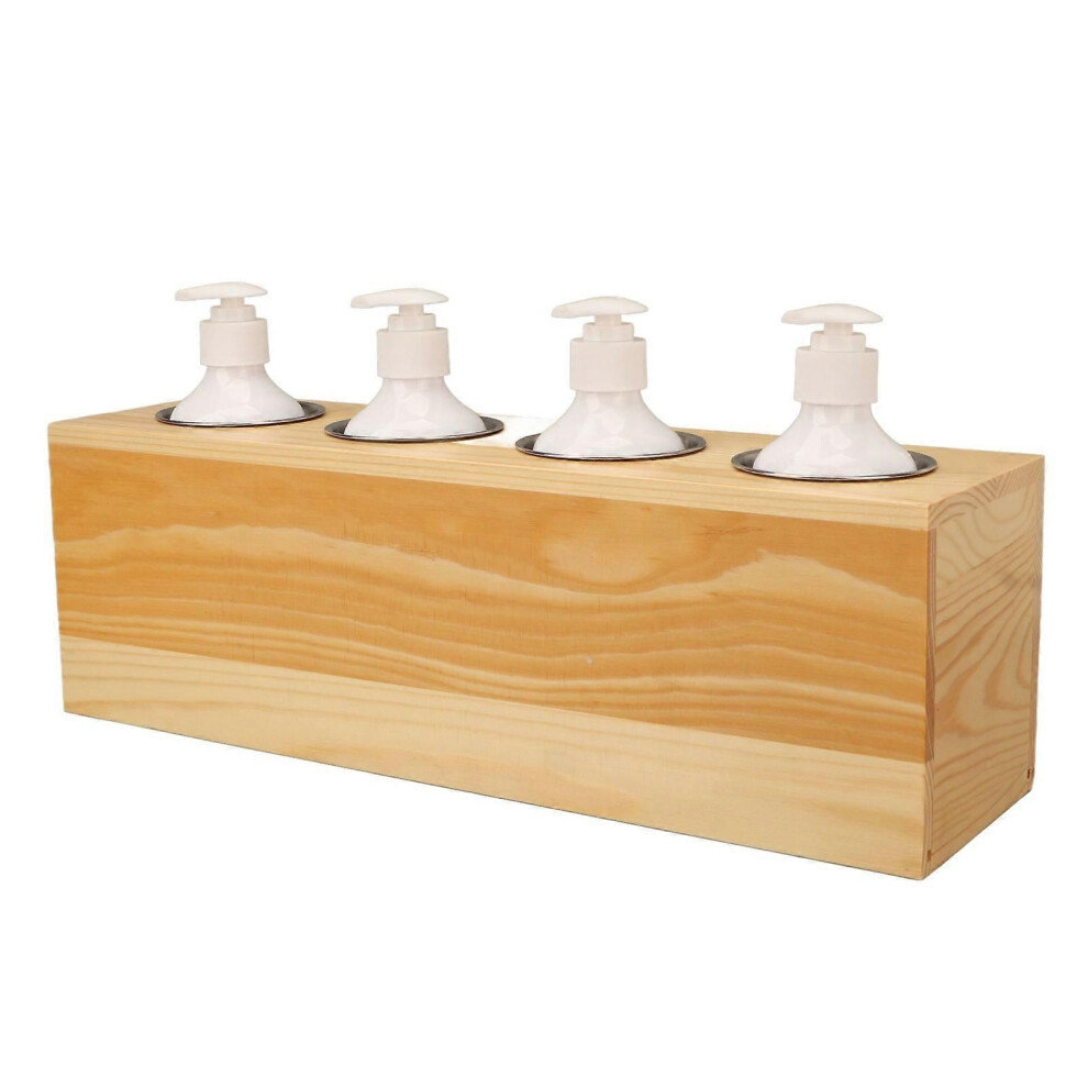 4 Bottle Massage Oil Heater Adjusting Temperature Internal Timer Massage Lotion Warmer 110â