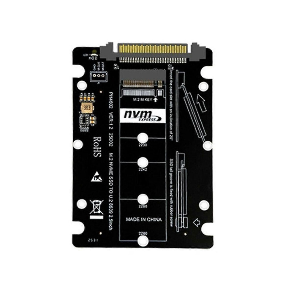 M.2 Nvme To Sff-8639 U.2 Adapter Pcie4.0 Gen4 Sff-8639 U.2 To Nvme M.2 M-Key Converter Enclosure So 9409192883797