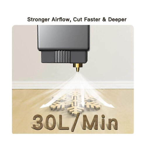 Αντλία υποβοήθησης αέρα λέιζερ 30L/Min 16W Air Assist για κοπτικό 2