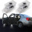 2Pcs LED Carpet Courtesy Light Door Light for Logo Badge Light Ghost Shadow Lamp 3