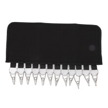 Colgador portátil para gorras de béisbol con 12 pinzas, organizador de gorras, perchero para armario,