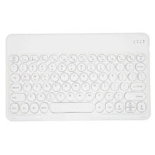 Retro Keyboard Round Keycap Ultra Slim Good Rebound Type C Mini Wireless Keyboard for Mobile Phones Computers Laptops