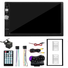 Radio MP5 universal de 7 pulgadas, 2 DIN, HD, Bluetooth, reproductor multimedia, entretenimiento, USB/TF,