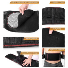 Heated Waist Belt for Lower Back Pain for Women and Men Lumbar Spine Arthritis Strains Sprains Large
