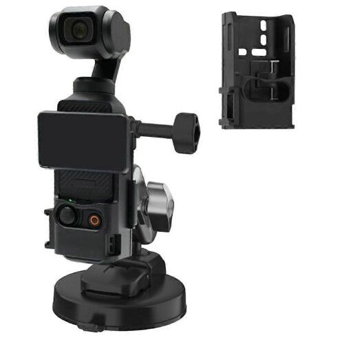 Suction Cup Car Mount for Osmo Pocket 3 with Expansion Frame, Window Windshield Dash Holder