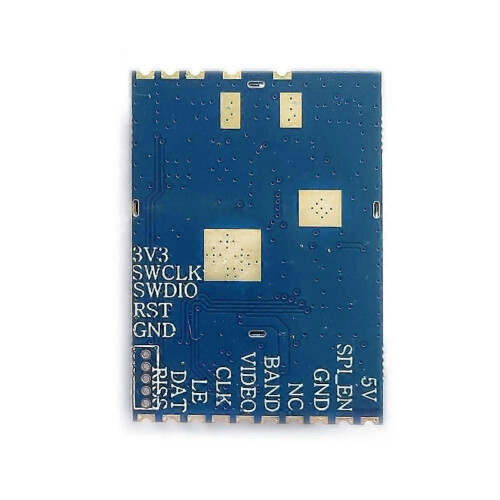 RF7500 6G-7.5G VRX Receiver Module FPV Analog Video Receiver Module SPI Module Superior RSSI Signal