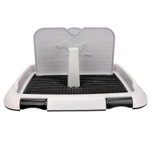 Indoor Dog and Puppy Toilet, Cat Litter Box, Timed Urination Tray, Black