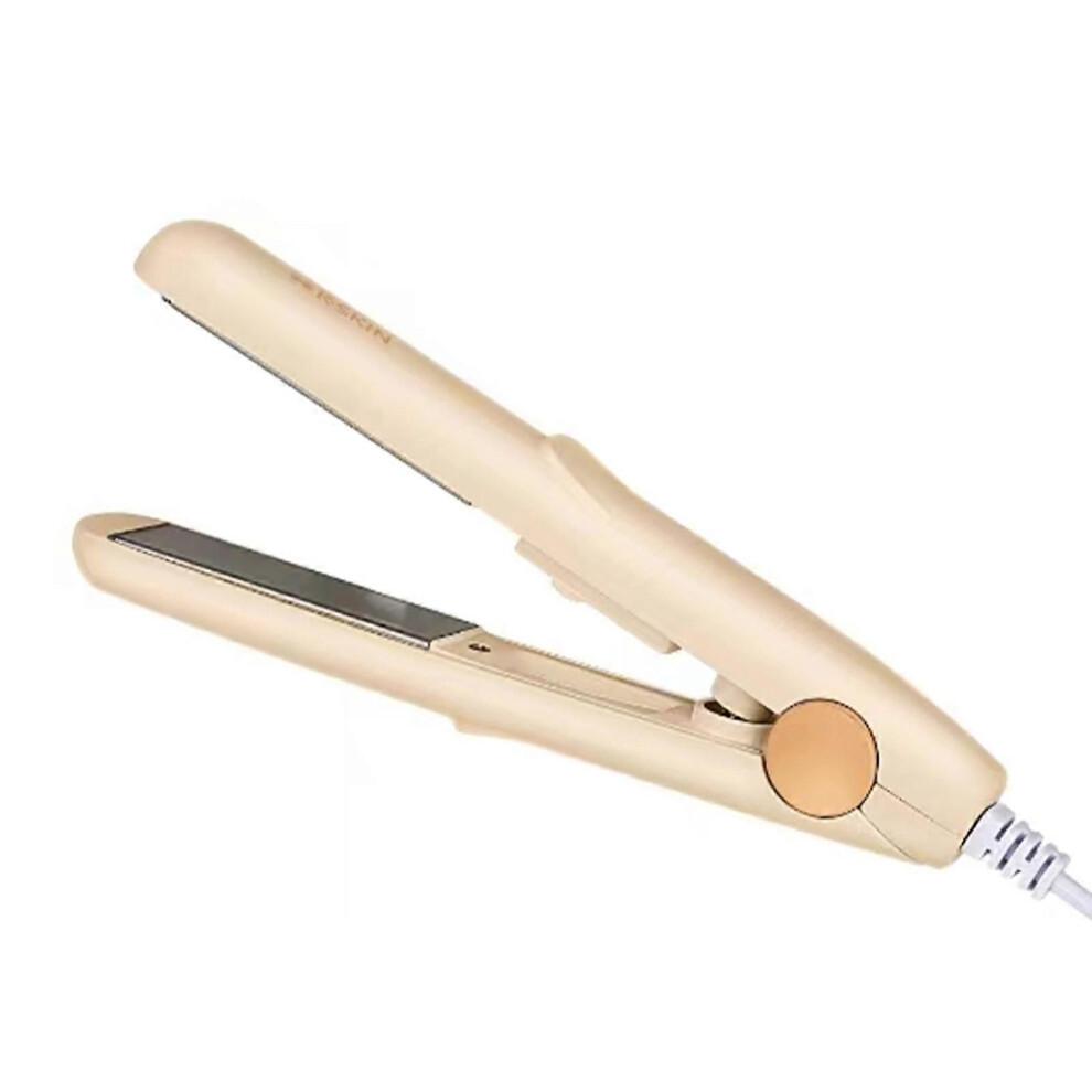 KÂ·SKIN K7 Portable Hair Straightener and Curler for Dormitory Use Straightening and Curling Iron Low Power Ceramic Plate PTC Heating