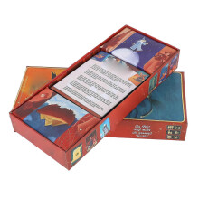 Juego de cartas de mesa interactivas de papel con diferentes diseños, juego de cartas de escritorio