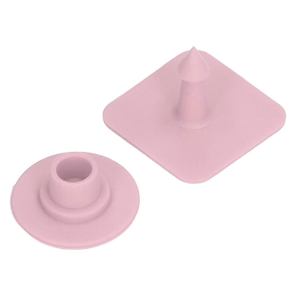 Photos - Other Office Equipment 100 Pcs Blank Ear Tags Square Livestock Animal Identification Cattle Earring Marker for Pigs Pink
