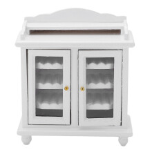 Klassischer, eleganter Puppenhaus-Schrank aus Holz – DIY-Miniaturmöbel für Puppenhäuser im Maßstab 1:12,