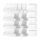 File Folder Tabs, 100 Sets Hanging File Folder Labels 2Inch Tabs 2