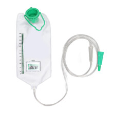 Einlaufbeutel-Set, wiederverwendbarer Einlaufbeutel mit großem Fassungsvermögen (1200 ml) für die Darmreinigung