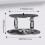 Rotatable Projector Holder With Silicone Base And-White 4