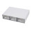 Desktop Drawer Organizer Waterproof Dustproof Plastic DIY Combination Multi Layer Stackable Drawer Storage Case Striped White 3 Drawers 1