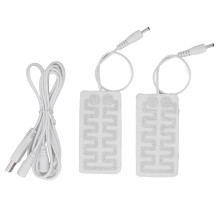 2 τεμάχια μεμβράνη θέρμανσης USB 8,9 x 4,6 cm από ίνες άνθρακα, μα